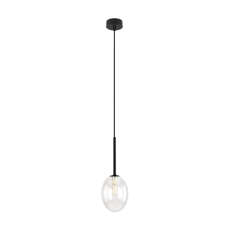 Pakabinamas šviestuvas PEARL 1xG9 JUODA