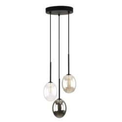 Pakabinamas šviestuvas PEARL 3xG9 JUODA