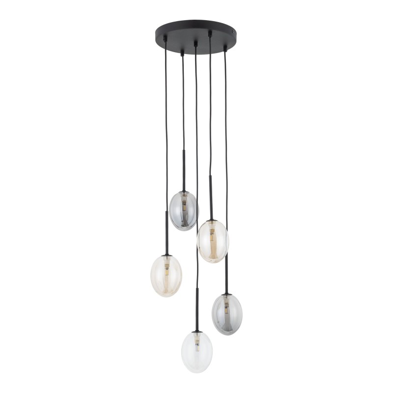 Pakabinamas šviestuvas PEARL 5xG9 JUODA
