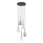 Pakabinamas šviestuvas PEARL 5xG9 JUODA