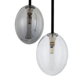 Pakabinamas šviestuvas PEARL 5xG9 JUODA