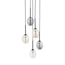 Pakabinamas šviestuvas PEARL 5xG9 JUODA