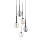 Pakabinamas šviestuvas PEARL 5xG9 JUODA