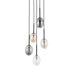 Pakabinamas šviestuvas PEARL 5xG9 JUODA