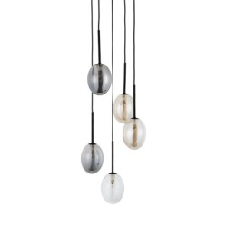 Pakabinamas šviestuvas PEARL 5xG9 JUODA
