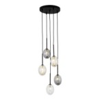 Pakabinamas šviestuvas PEARL 5xG9 JUODA