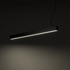 Pakabinamas šviestuvas LUXE 1xLED 40W 3000, 4000, 6000 K (CCT keičiama) JUODA