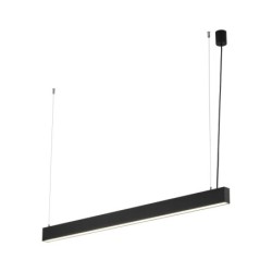 Pakabinamas šviestuvas LUXE 1xLED 40W 3000, 4000, 6000 K (CCT keičiama) JUODA