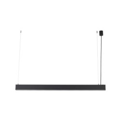 Pakabinamas šviestuvas LUXE 1xLED 40W 3000, 4000, 6000 K (CCT keičiama) JUODA