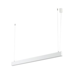 Pakabinamas šviestuvas LUXE 1xLED 40W 3000, 4000, 6000 K (CCT keičiama) BALTA