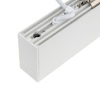 Pakabinamas šviestuvas LUXE 1xLED 40W 3000, 4000, 6000 K (CCT keičiama) BALTA