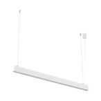 Pakabinamas šviestuvas LUXE 1xLED 40W 3000, 4000, 6000 K (CCT keičiama) BALTA