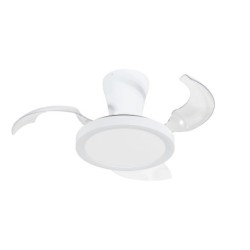 Lubinis šviestuvas su ventiliatoriumi BREEZE 1xLED 18W 2700, 4000, 6000K (CCT keičiama) BALTA
