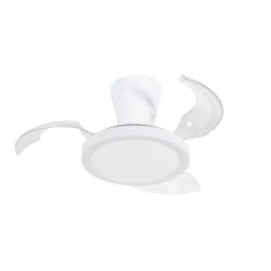 Lubinis šviestuvas su ventiliatoriumi BREEZE 1xLED 18W 2700, 4000, 6000K (CCT keičiama) BALTA