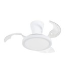 Lubinis šviestuvas su ventiliatoriumi BREEZE 1xLED 18W 2700, 4000, 6000K (CCT keičiama) BALTA