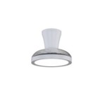 Lubinis šviestuvas su ventiliatoriumi BREEZE 1xLED 18W 2700, 4000, 6000K (CCT keičiama) BALTA