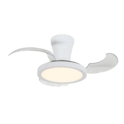 Lubinis šviestuvas su ventiliatoriumi BREEZE 1xLED 18W 2700, 4000, 6000K (CCT keičiama) BALTA