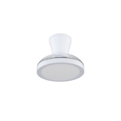 Lubinis šviestuvas su ventiliatoriumi BREEZE 1xLED 18W 2700, 4000, 6000K (CCT keičiama) BALTA