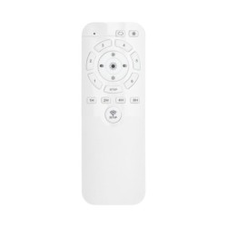 Lubinis šviestuvas su ventiliatoriumi BREEZE 1xLED 18W 2700, 4000, 6000K (CCT keičiama) JUODA