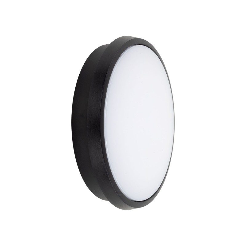 Lubinis šviestuvas SFERIS 1xLED 18W 3000K (Šilta balta) JUODA IP54