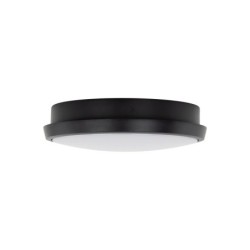 Lubinis šviestuvas SFERIS 1xLED 18W 3000K (Šilta balta) JUODA IP54