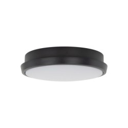 Lubinis šviestuvas SFERIS 1xLED 18W 3000K (Šilta balta) JUODA IP54