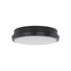 Lubinis šviestuvas SFERIS 1xLED 18W 3000K (Šilta balta) JUODA IP54