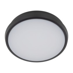 Lubinis šviestuvas SFERIS 1xLED 18W 3000K (Šilta balta) JUODA IP54