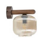 Sieninis šviestuvas SALVIA 1xE14 RUDA