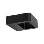 Sieninis lauko šviestuvas ARIUS 1xLED 10W 3000K (Šilta balta) JUODA IP54