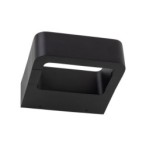 Sieninis lauko šviestuvas ARIUS 1xLED 10W 3000K (Šilta balta) JUODA IP54