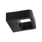 Sieninis lauko šviestuvas ARIUS 1xLED 10W 3000K (Šilta balta) JUODA IP54