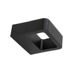 Sieninis lauko šviestuvas ARIUS 1xLED 10W 3000K (Šilta balta) JUODA IP54