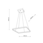 Pakabinamas šviestuvas LIMA 1xLED 26W 4000K (Neutrali balta) AUKSO