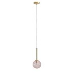 Pakabinamas šviestuvas BOSSO MINI 14 MULTICOLOUR (DUSTY ROSE) 1xG9 Geležis, Stiklas (1119XXS40_BR)