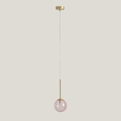Pakabinamas šviestuvas BOSSO MINI 14 MULTICOLOUR (DUSTY ROSE) 1xG9 Geležis, Stiklas (1119XXS40_BR)