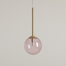 Pakabinamas šviestuvas BOSSO MINI 14 MULTICOLOUR (DUSTY ROSE) 1xG9 Geležis, Stiklas (1119XXS40_BR)