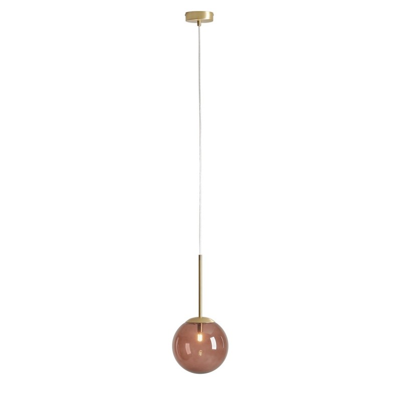 Pakabinamas šviestuvas BOSSO MINI 20 MULTICOLOUR (CHOCO CREAM) 1xG9 Geležis, Stiklas (1119XS40_CK)