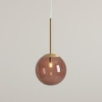 Pakabinamas šviestuvas BOSSO MINI 20 MULTICOLOUR (CHOCO CREAM) 1xG9 Geležis, Stiklas (1119XS40_CK)