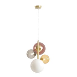 Pakabinamas šviestuvas BLOOM 4 MULTICOLOUR 4xG9 Geležis, Stiklas (1111L40)