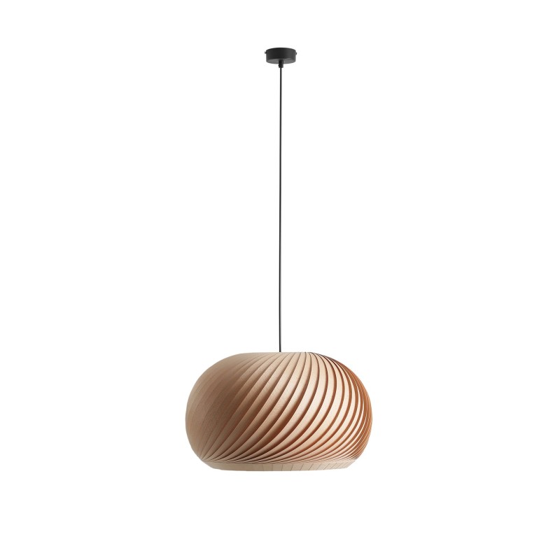 Pakabinamas šviestuvas NATURE DARK L 1xE27 Geležis, Mediena (1110G_L)