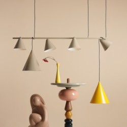 Pakabinamas šviestuvas FORM 4 BEIGE 4xE27 Geležis (1108L17)