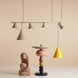 Pakabinamas šviestuvas FORM 4 BEIGE 4xE27 Geležis (1108L17)