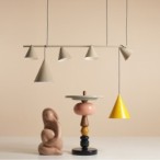 Pakabinamas šviestuvas FORM 4 BEIGE 4xE27 Geležis (1108L17)