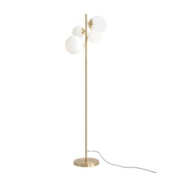 Toršeras BLOOM BRASS 2xE14 / 2xE27 Geležis, Stiklas (1091A40)
