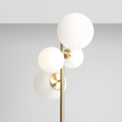 Toršeras BLOOM BRASS 2xE14 / 2xE27 Geležis, Stiklas (1091A40)