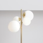 Toršeras BLOOM BRASS 2xE14 / 2xE27 Geležis, Stiklas (1091A40)