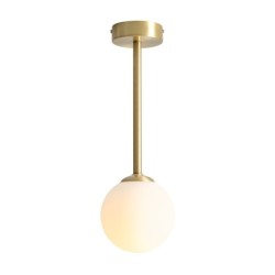 Lubinis šviestuvas PINNE SHORT BRASS 1xE14 Geležis, Stiklas (1080PL_G40_S)