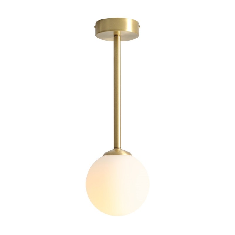 Lubinis šviestuvas PINNE SHORT BRASS 1xE14 Geležis, Stiklas (1080PL_G40_S)