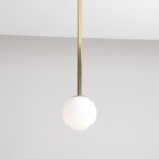 Lubinis šviestuvas PINNE MEDIUM Aukso 1xE14 Geležis, Stiklas (1080PL_G30_M)